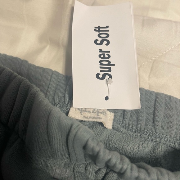 NWT brandy melville sage green rosa soft sweatpants - Picture 4 of 7